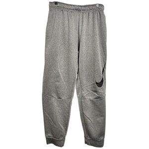Nike Pants Mens Large Gray Therma Fit Tapered GX Swoosh Sweatpants